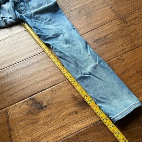 GARAGE Taille Haute High Waist Destroyed Jean size 5 - Picture 4 of 6